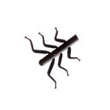 Piedini Realistici per Ninfe Stonefly<br /> NSL-2-BK Nero